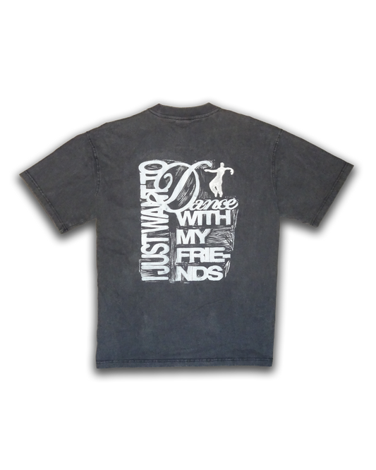IJWTDWMF SHIRT (white on black)